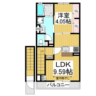 レガール輝【2階】の間取り