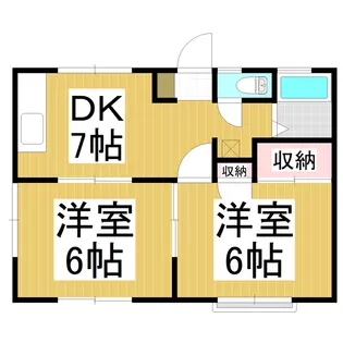 フォレストK【2階】の間取り