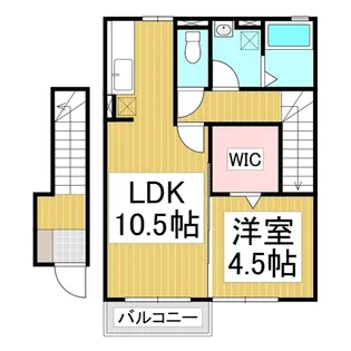 ローズコート・カノンⅡ B棟【2階】の間取り