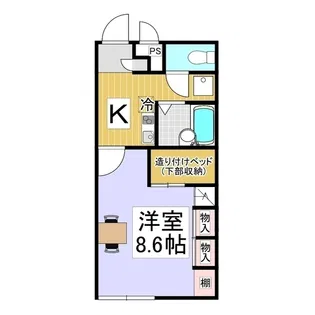 レオパレスCOCO【2階】の間取り