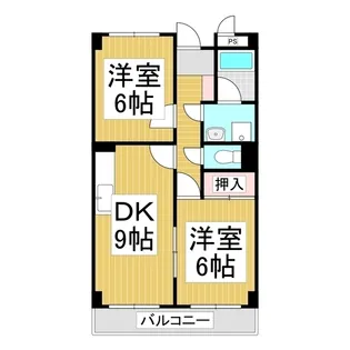 グランドライフ・M【3階】の間取り