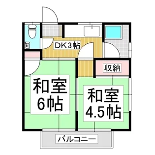 宮崎アパート【2階】の間取り