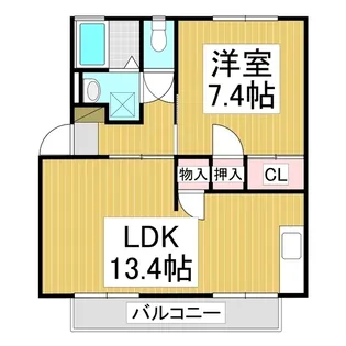 パストラル大塚 A棟【2階】の間取り