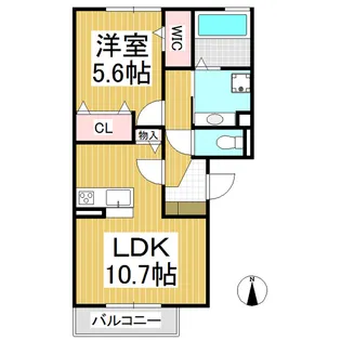 Elsheart.K【1階】の間取り