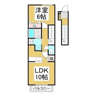 チアーズ【2階】の間取り