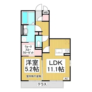 ラ・メゾン ブリエ【3階】の間取り