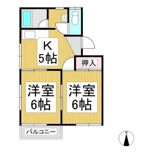 メゾン・ド・やま S棟【1階】の間取り
