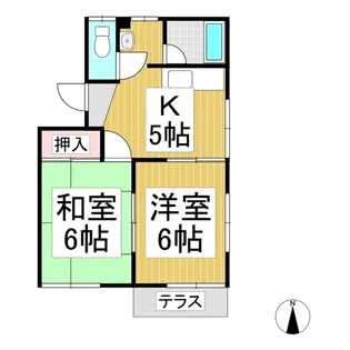 メゾン・ド・やま S棟【1階】の間取り