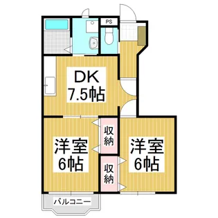 パストラル【1階】の間取り