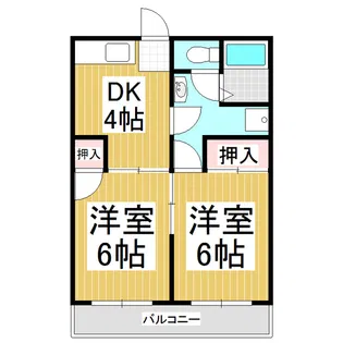 さくらパレス【4階】の間取り