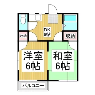 ブラボー50 №1【2階】の間取り