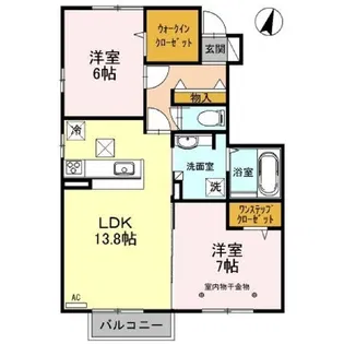 Freccia【1階】の間取り