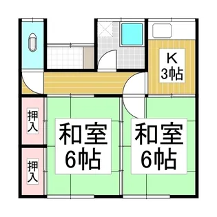 さつき荘【1階】の間取り