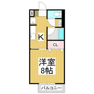 サンライズ【1階】の間取り