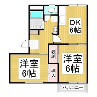 フレグランス伊藤【2階】の間取り