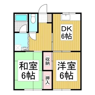 ヤマカハイツ【3階】の間取り