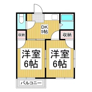ブラボー50 №16【1階】の間取り