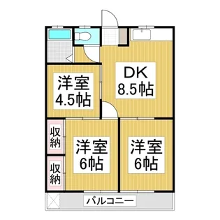 エスポワール楓【2階】の間取り