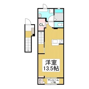 リアン・ソレイユ【2階】の間取り
