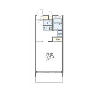 レオパレスリレイション【1階】の間取り