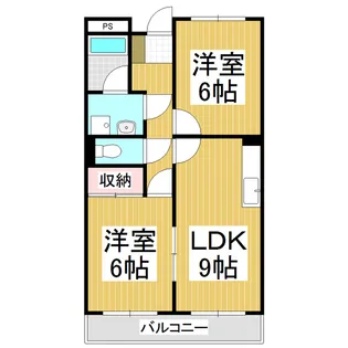 Limpiaいいだ【2階】の間取り