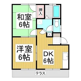 MAKIハイツ【2階】の間取り
