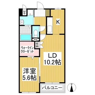 Raffine Solare【2階】の間取り