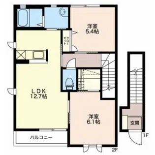 シンフォニー西軽井沢E棟【2階】の間取り