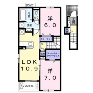 ルミエール・ソフィアI【2階】の間取り