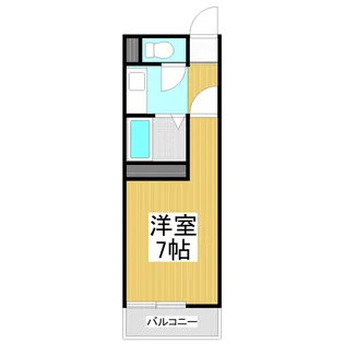 センチュリーハイツ B【10号室】の間取り