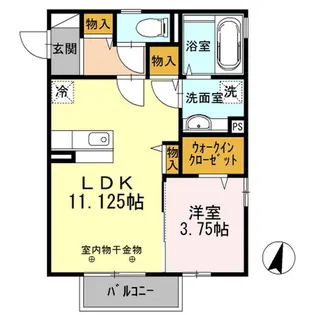ベイリービーズ【2階】の間取り