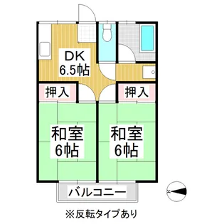 四ツ谷グリーンハイツ【1階】の間取り
