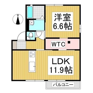 FルミエールB【1階】の間取り