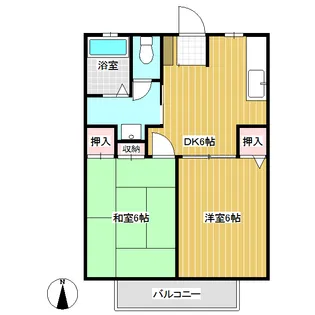 グランデスヴィラエコロジア【2階】の間取り