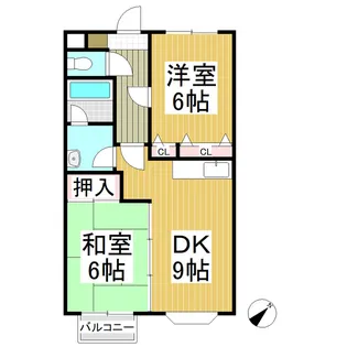 エルカーサ21【3階】の間取り