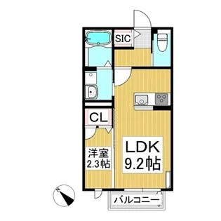 ブランショコラ【1階】の間取り