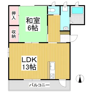 フェルメール【1階】の間取り
