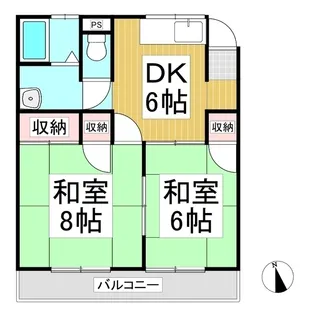 センチュリーハイツ A【2階】の間取り