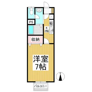 プレジール相生Ⅰ【1階】の間取り