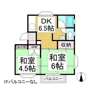 コーポ立科【2階】の間取り