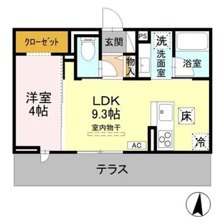 トリシア西軽井沢 月【1階】の間取り