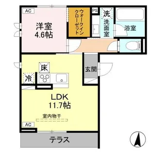 トリシア西軽井沢 花【1階】の間取り