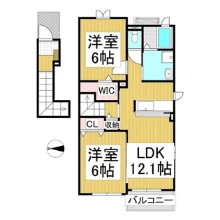 グランユウ【2階】の間取り