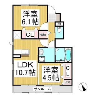 東信州中山道女神の宿【2階】の間取り