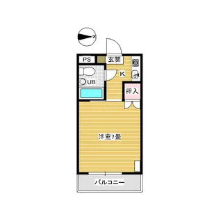 Aries Saku【1階】の間取り