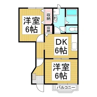 サンセール浜浦B【1階】の間取り