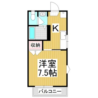 フレグランス ピュア【2階】の間取り