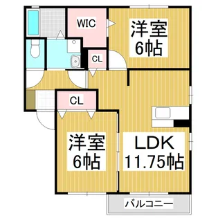 メゾン・アヴェール【2階】の間取り