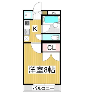 ガーデンプレイス諏訪湖【3階】の間取り