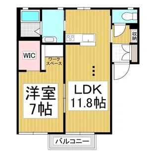 マノワール寿 A棟【1階】の間取り